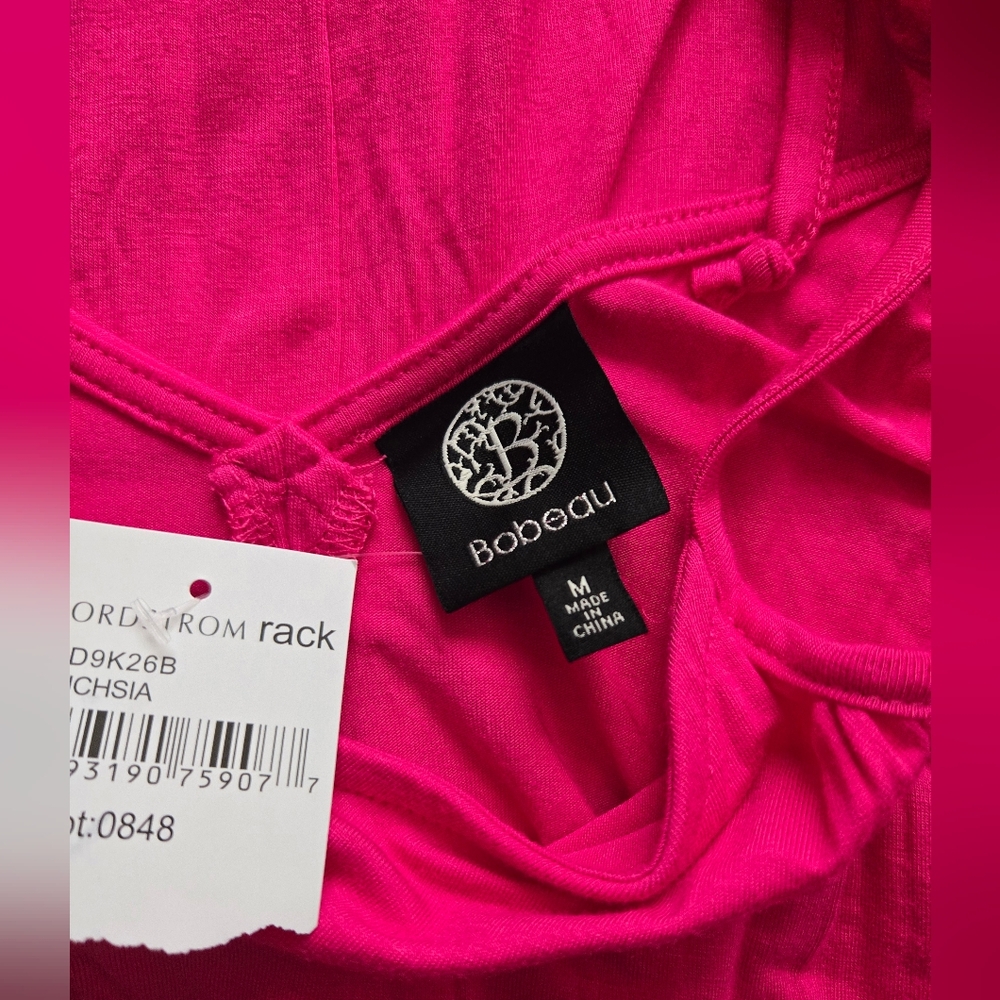 NWT Bobeau Pink Summer Maxi Tank Dress Is Perfect for Beach or Pool Size Medium - Picture 3 of 15